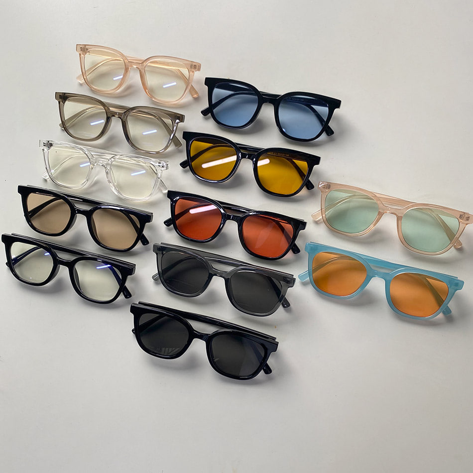 소니 사각 뿔테 패션 안경 &amp; 선글라스 (12color)